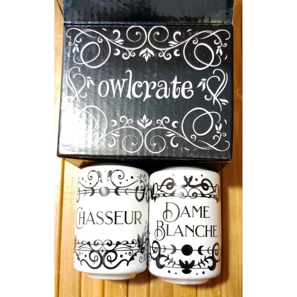 Owlcrate Salt And Pepper Shakers Inspired By Serpent And Dove By Shelby Mahurin